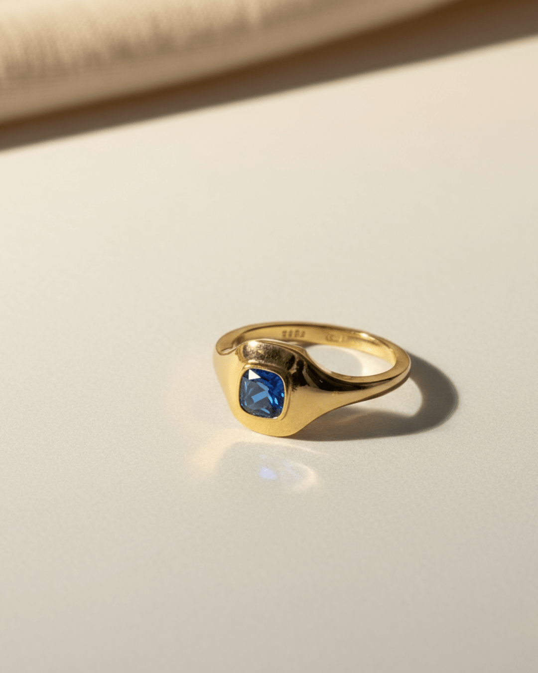 Noor ਨੂਰ Gemstone Signet Ring - Khas