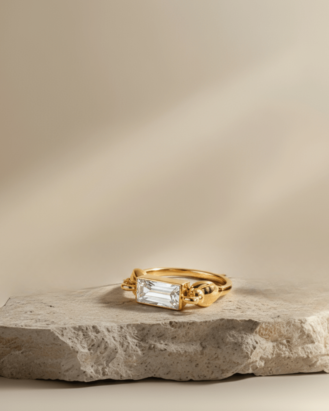 Heritage Baguette Polki RIng - Khas